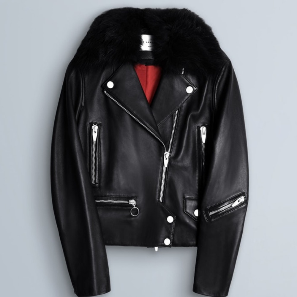 NWT The Arrivals Faelke Zero Leather Jacket
